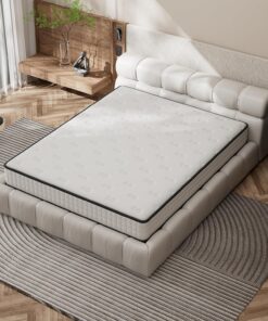 Matelas DEWINNER 160x200 Mousse Mémoire de Forme Haute Densité 25cm | Hypoallergénique |Anti-Transpiration | Réversible