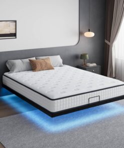 Matelas DEWINNER 90x190 Mousse Mémoire de Forme 22cm | Anti-Transpiration | Réversible