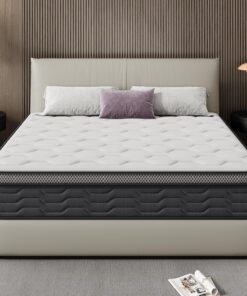 Matelas 160x200 DEWINNER Ressorts Ensachés + Mémoire Forme