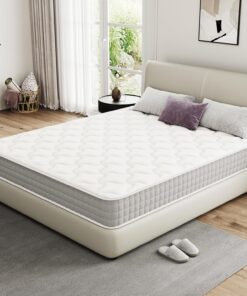 Matelas 160x190 DEWINNER Ressorts Ensachés + Mémoire Forme